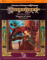 DL3 Dragons of Hope de Tracy Hickman. Advanced Dungeons and Dragons Dragonlance Official Game Adventure. TSR, Inc., 1984