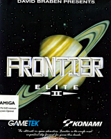 Frontier. Elite II (David Braben presents). Jeu en version originale UK pour Commodore Amiga (grande boîte cartonnée)