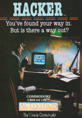 Hacker, d\'Activision pour Commodore 64. Version disquette en grand boîtier plastique
