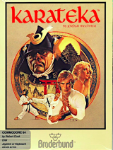 Karateka de Broderbund Software pour Commodore 64. Version disquette originale US