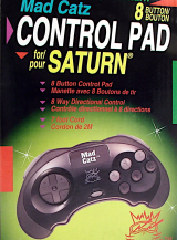 Contrôleur de jeu Mad Catz pour Sega Saturn