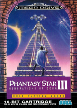 Phantasy Star III Generations of Doom jeu de rôle pour Sega MegaDrive (version française PAL)