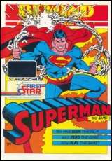 Superman: the Game, de First Star Software (1985) en première édition pour Commodore 64 (cassette)