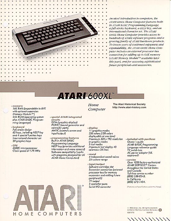 Ordinateur Vintage Atari 800 XL – Complet Avec Boîte – Très Bon état – Occasion