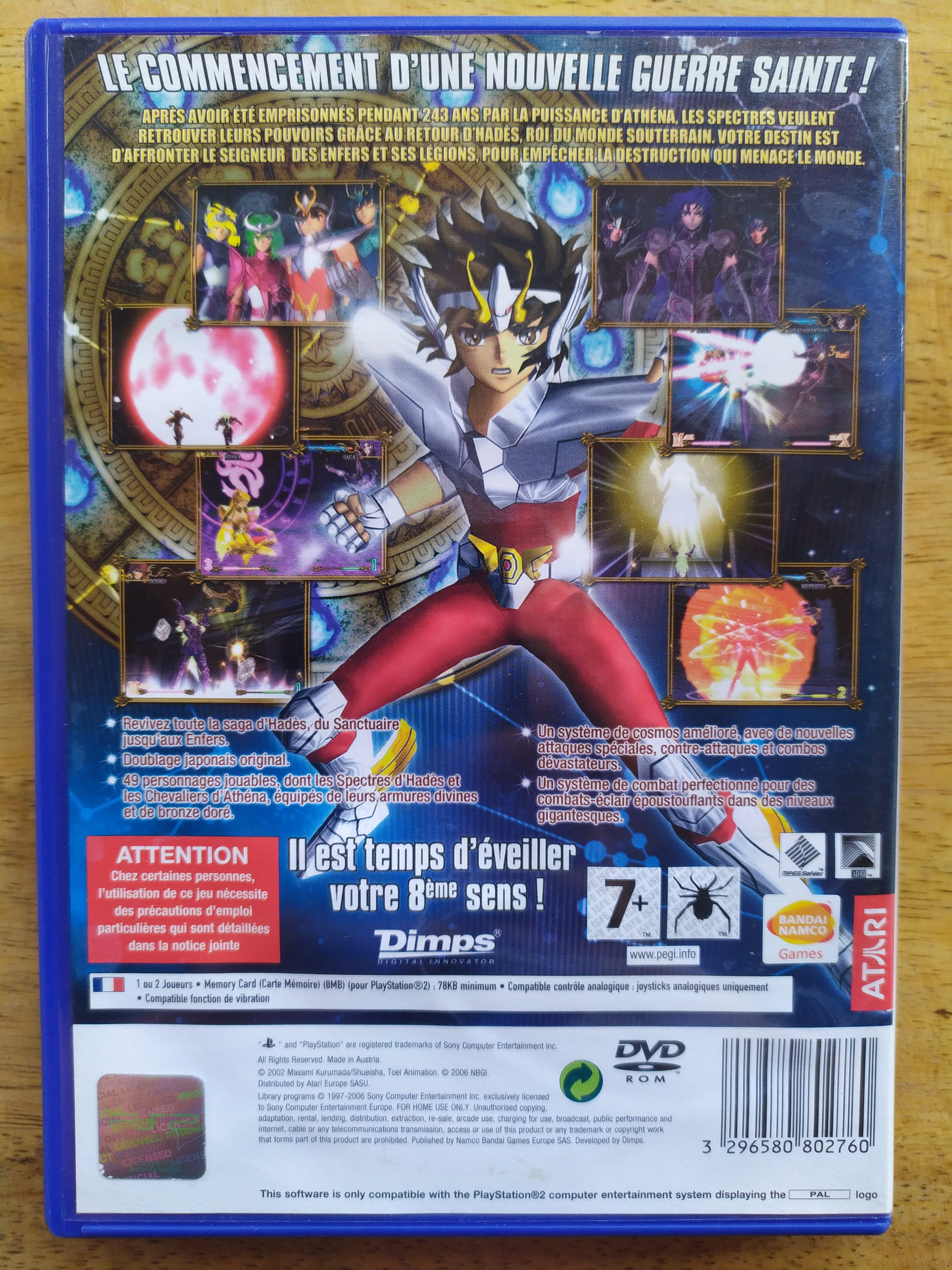 Saint Seiya : Les Chevaliers du Zodiaque : Hadès (PS2