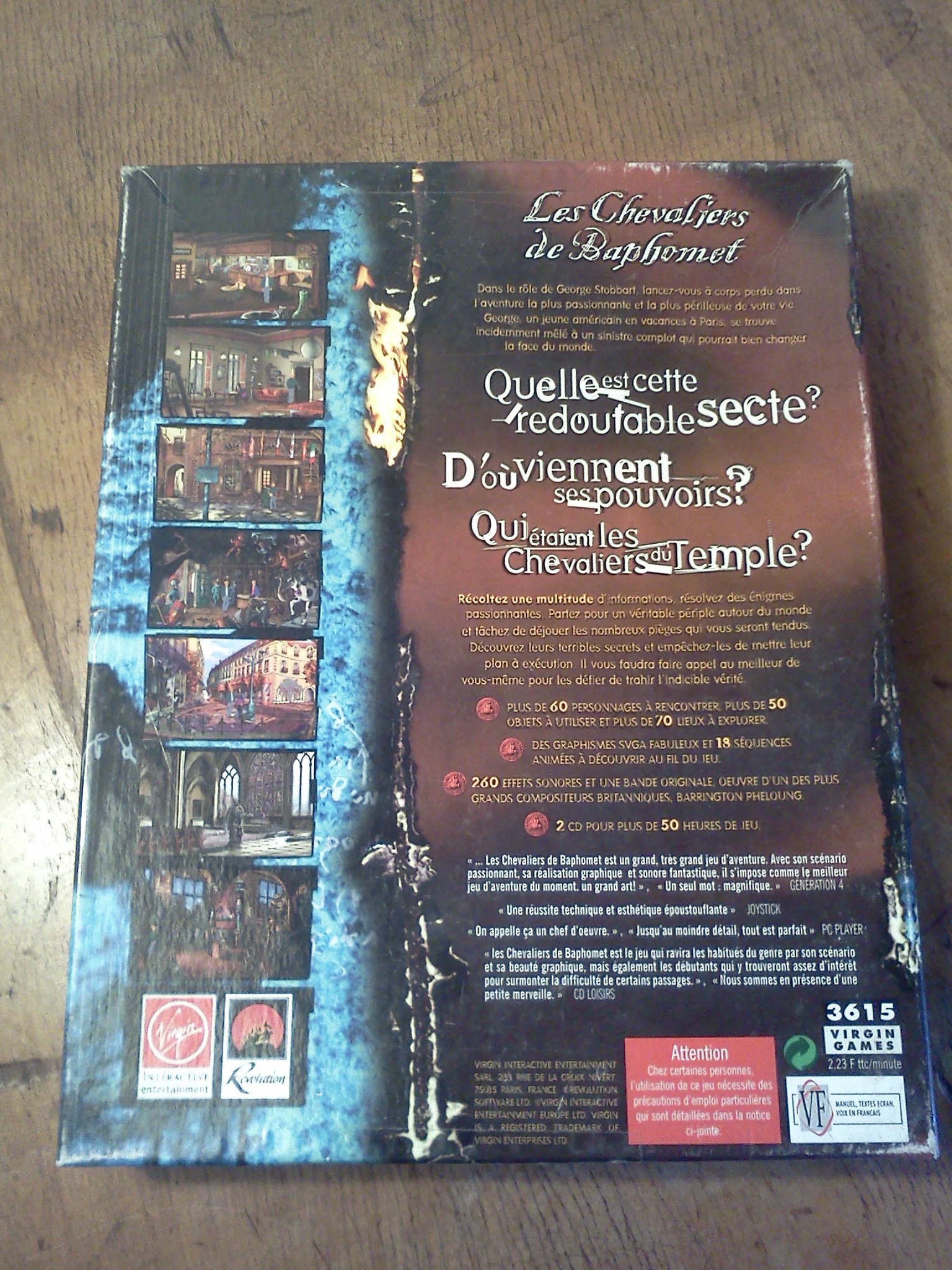 Jeu PC Adventure Hall Of Fame - Interplay (Fallout, Baphomet, Stonekeep) - FR - Bon état