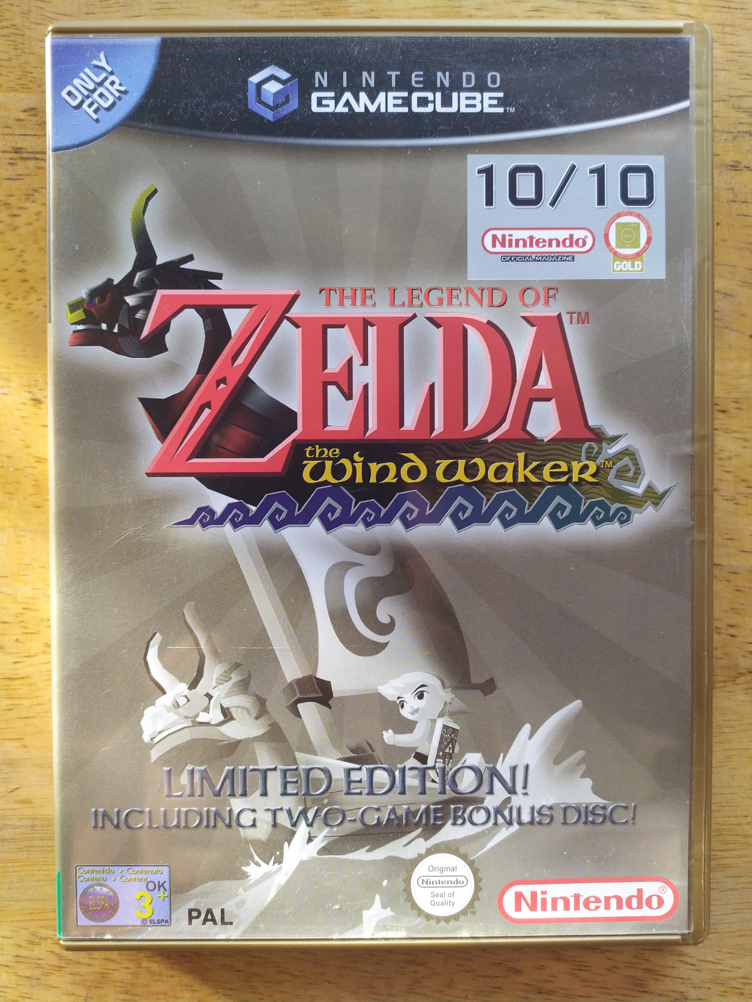 Zelda Wind Waker GameCube - Édition Limitée PAL FR - Avec Carte VIP - Très Bon état