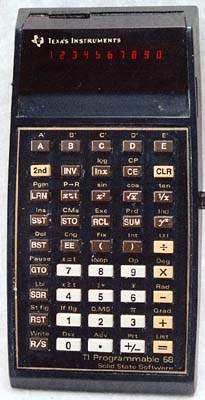 Calculatrice programmable TI-58 avec base traceur thermique PC-100