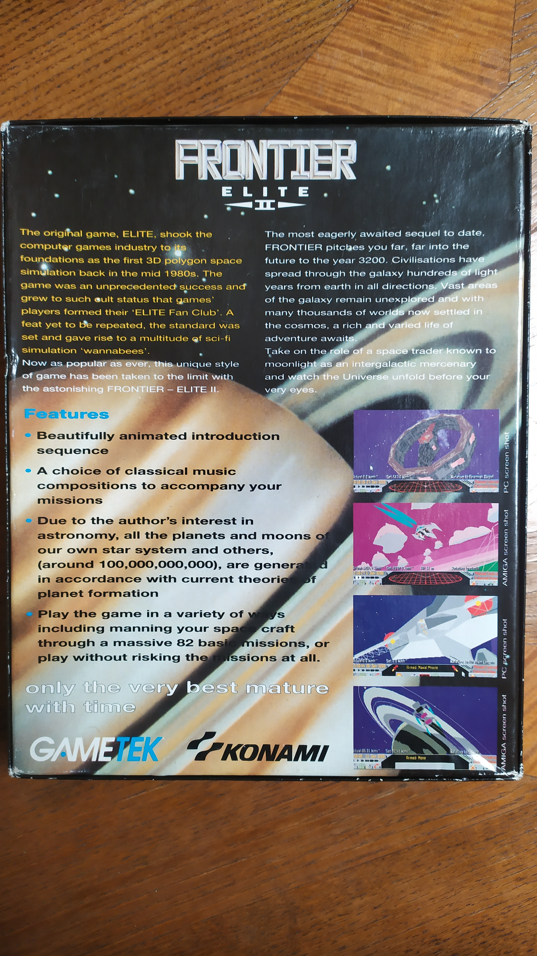 Frontier Elite II Amiga CD32 - Jeux vidéo