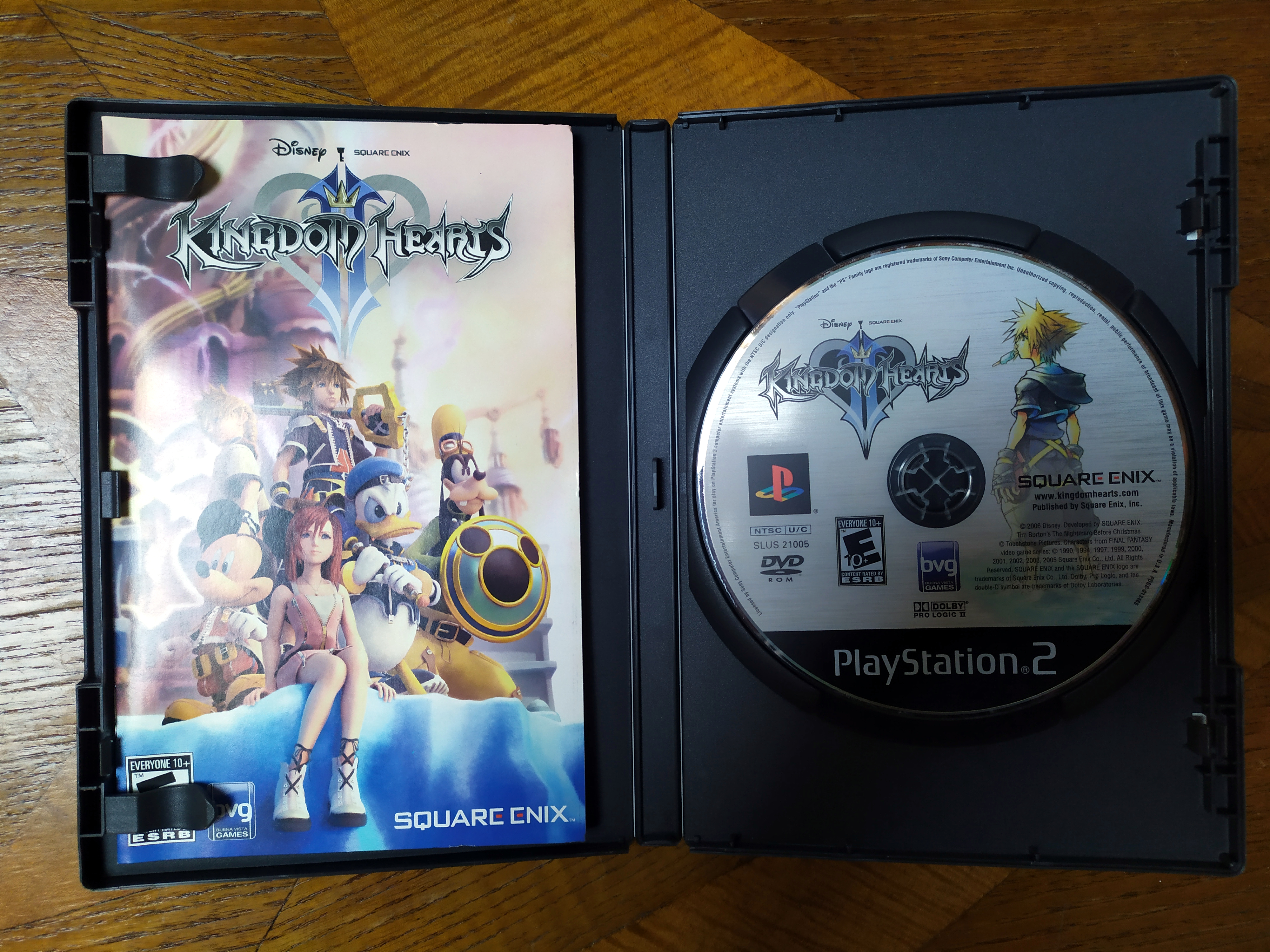 Kingdom Hearts Playstation PS2 Complete Disc+Manual+Case